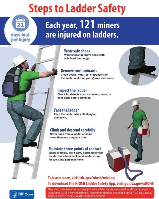 PQ0118 safety ladder